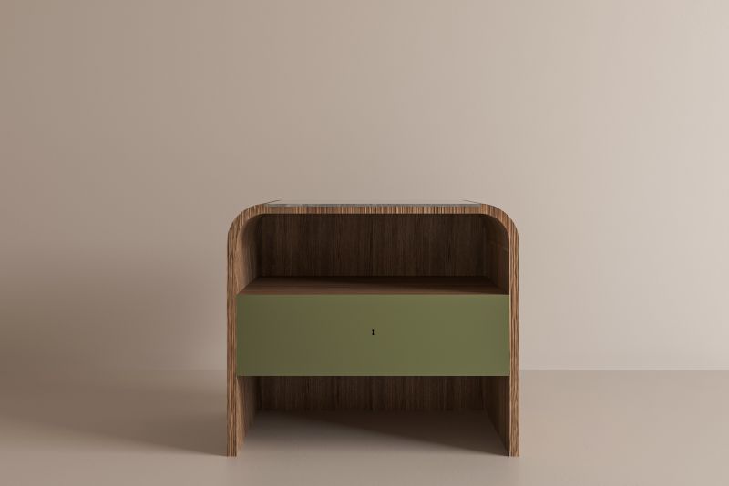 Abruzzo Side Table With Drawer