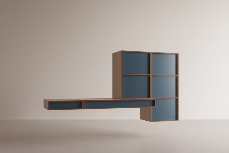 Sheffield Writing Desk + Book Unit