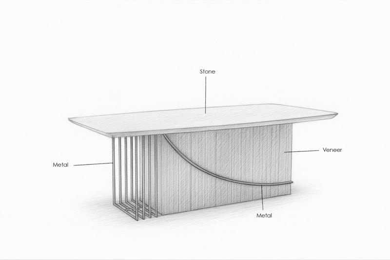 Seneta Dining Table