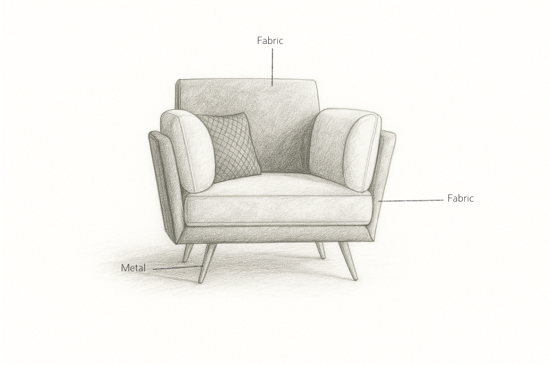 Opovo Arm Chair