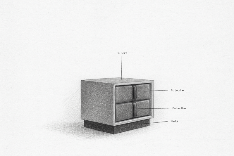 Seneta Bedside Table